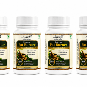 Ayurvedic Weight Management – Aurefa Herbal Extreme Fat Burner Capsules