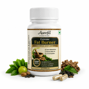 Ayurvedic Weight Management – Aurefa Herbal Extreme Fat Burner Capsules