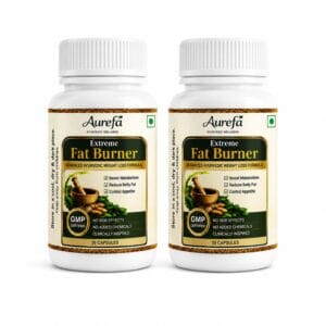 Ayurvedic Weight Management – Aurefa Herbal Extreme Fat Burner Capsules