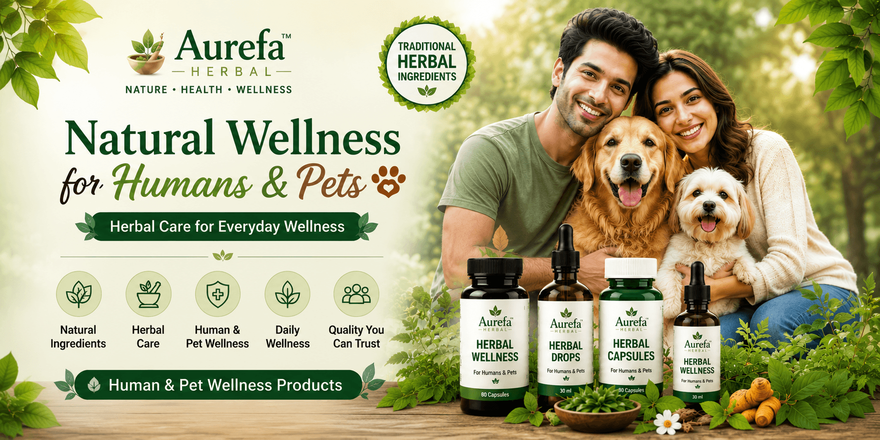 Aurefa Herbal Natural Wellness for Humans and Pets
